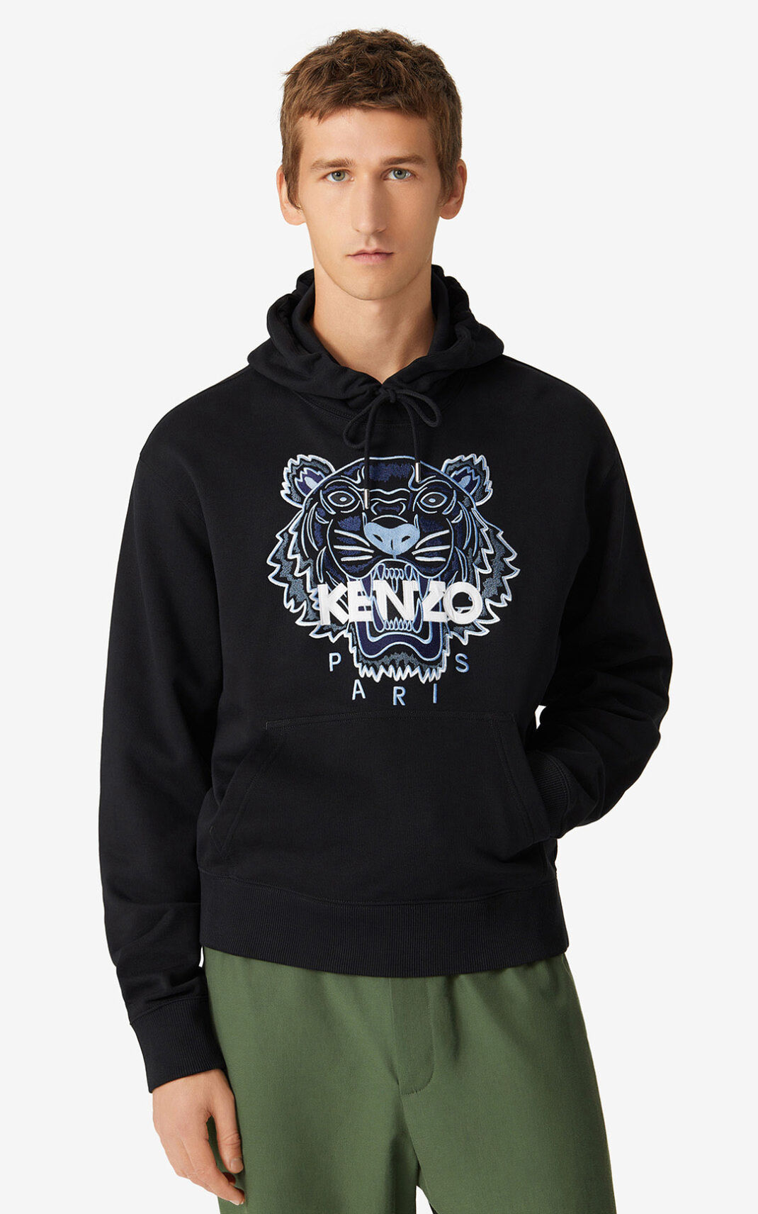 Moletom Kenzo Tiger Masculino - Pretas | 927TBCPVS